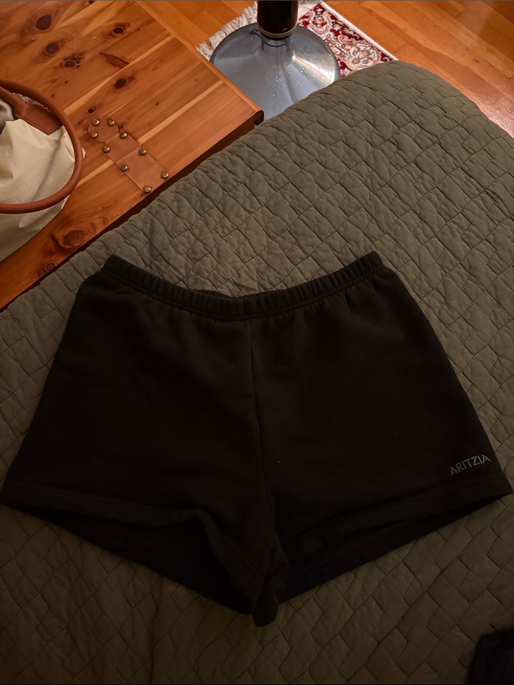 Aritzia Black Athletic Lounge Shorts